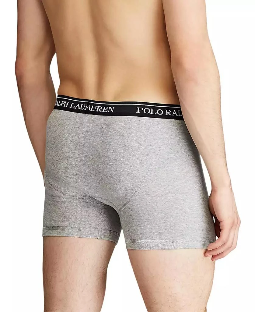 商品Ralph Lauren|Men's 5-Pack Classic Cotton Boxer Briefs,价格¥520,第4张图片详细描述