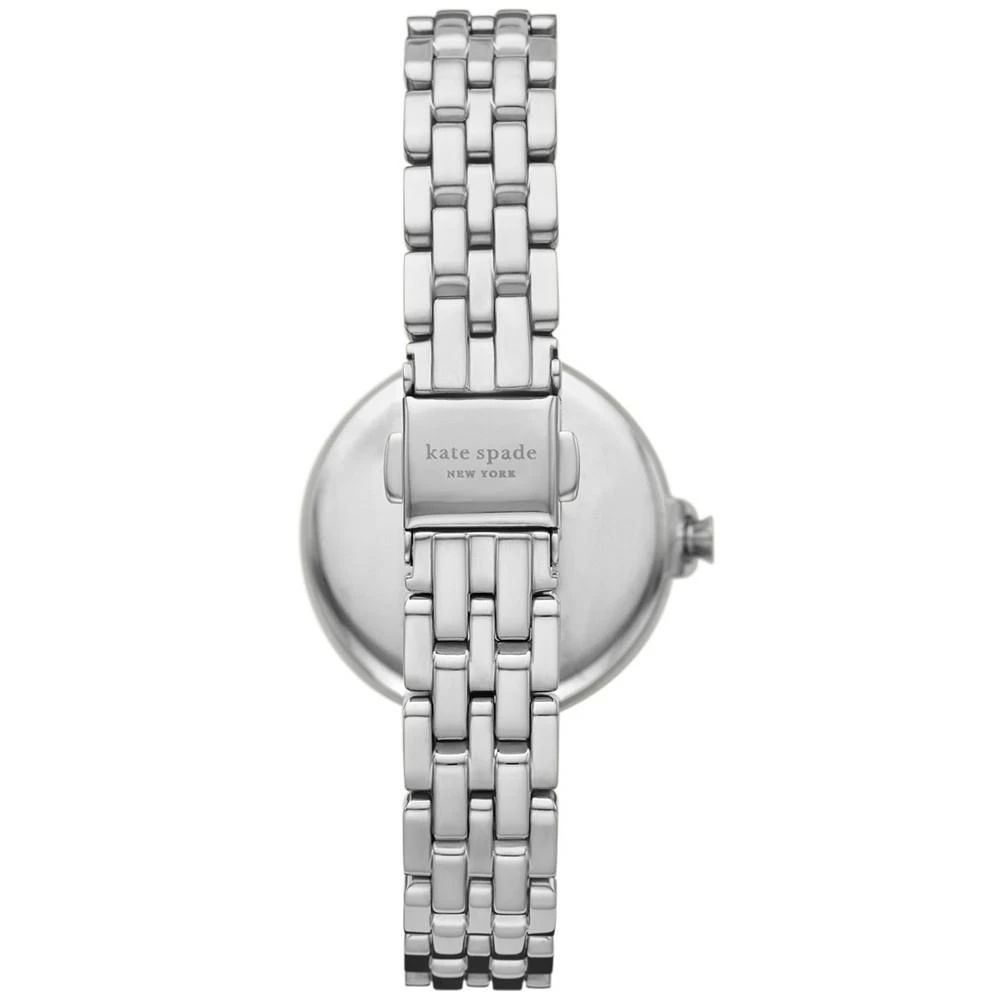 商品Kate Spade|Women's Chelsea Park Three-Hand Date Silver-Tone Stainless Steel Mesh Bracelet Watch, 32mm,价格¥1482,第2张图片详细描述