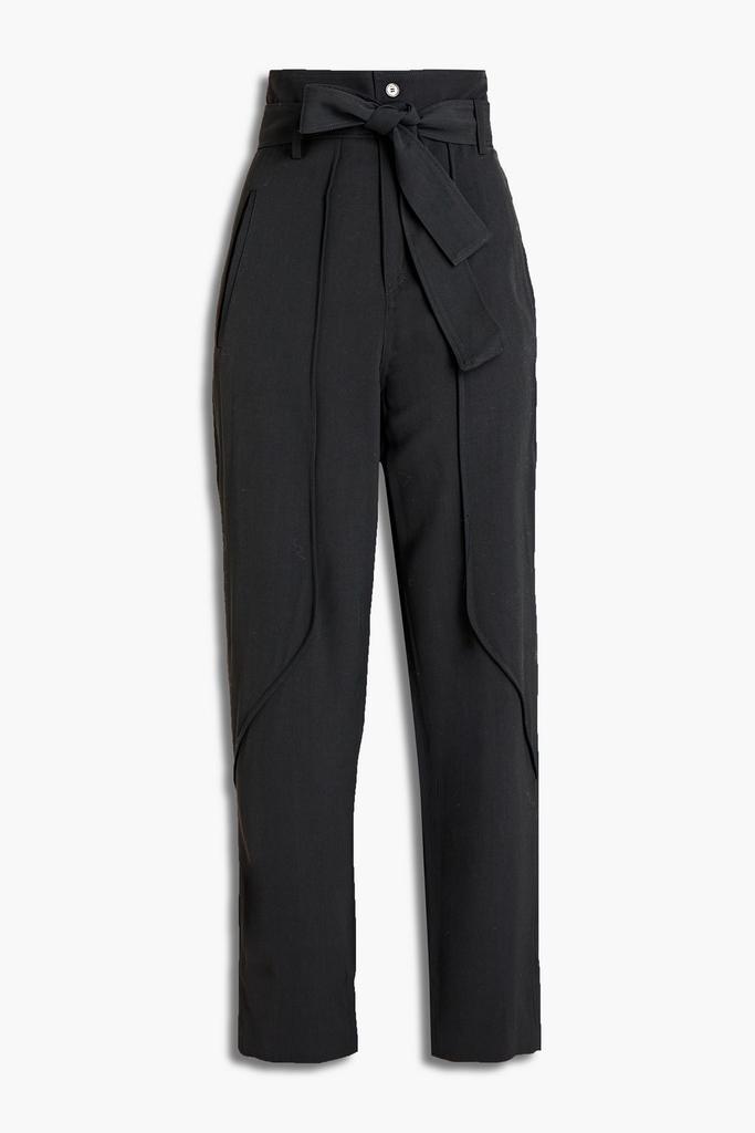 商品ba&sh|Maurice belted piqué tapered pants,价格¥656,第1张图片