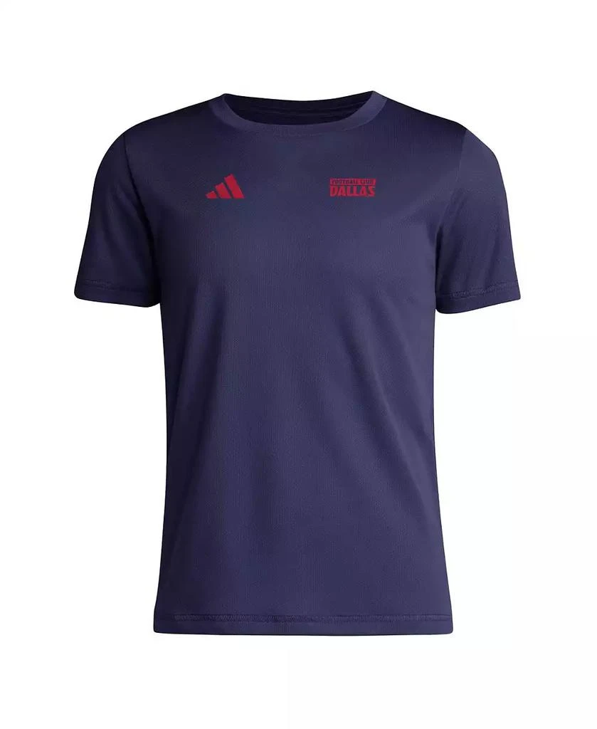 商品Adidas|Big Boys and Girls Navy FC Dallas Local Wrap T-Shirt,价格¥260,第2张图片详细描述