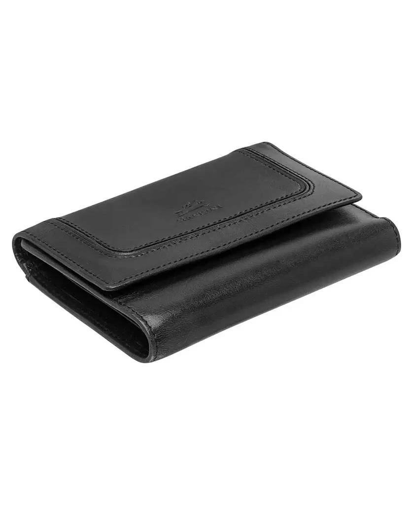 商品Mancini Leather Goods|South Beach RFID Secure Mini Clutch Wallet,价格¥337,第5张图片详细描述