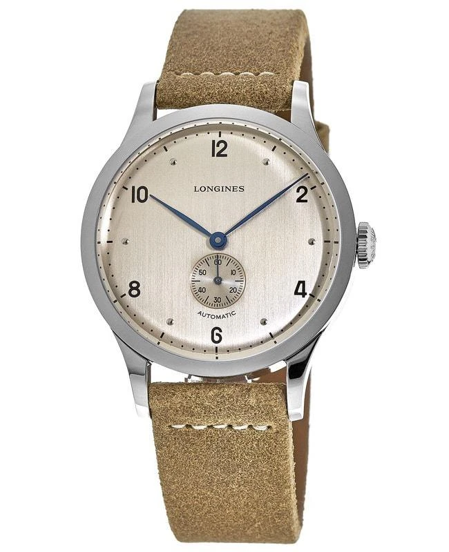 商品Longines|Longines Heritage Automatic 1945 Copper Dial Leather Strap Men's Watch L2.813.4.66.0,价格¥12487,第1张图片