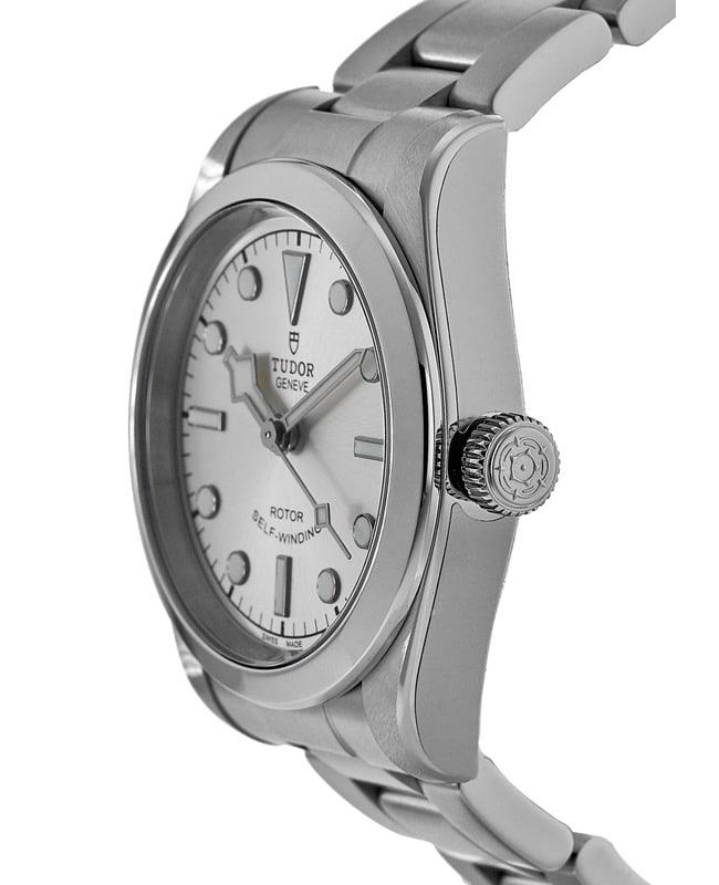 帝舵Tudor女款机械表|Black Bay Silver Dial Steel Women's Watch