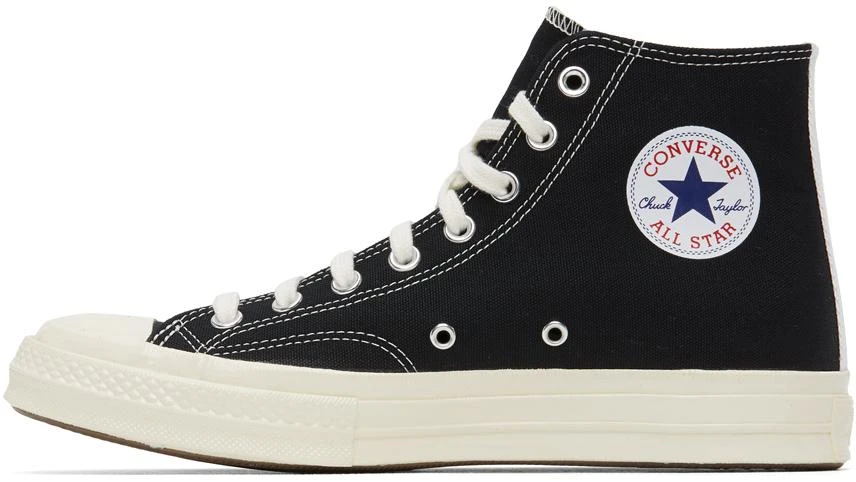 商品Comme des Garcons|Black Converse Edition Half Heart Chuck 70 High Sneakers,价格¥1205,第3张图片详细描述