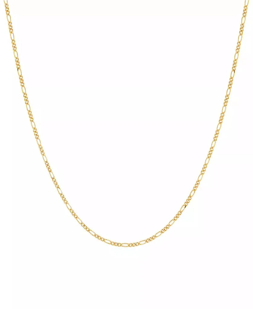 商品Giani Bernini|Figaro Link 18" Chain Necklace in 14k Gold-Plated Sterling Silver, Created for Macy's (Also in Sterling Silver),价格¥916,第1张图片