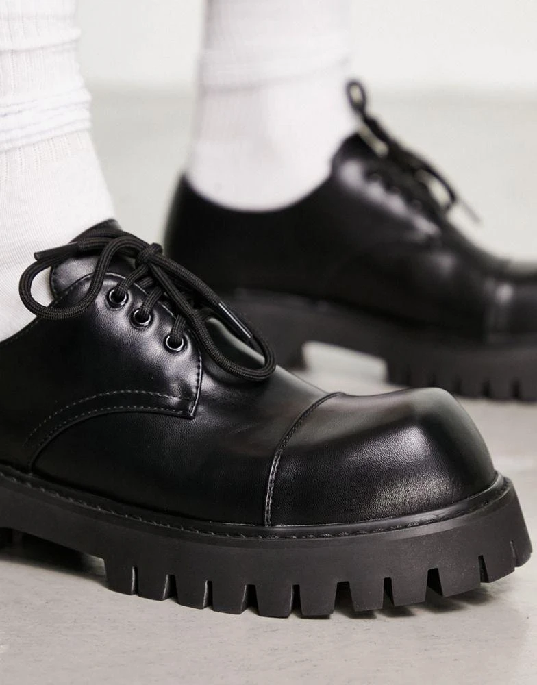 商品Koi Footwear|KOI The Corrupter lace up shoes in black,价格¥359,第3张图片详细描述
