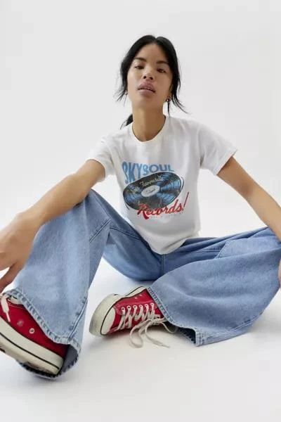 商品Urban Outfitters|Record Star Soul Slim Tee,价格¥265,第1张图片