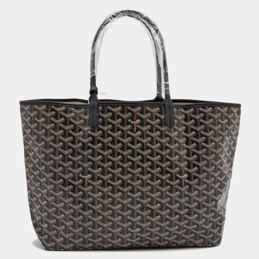 Goyard Black Goyardine Coated Canvas and Leather Saint Louis PM Tote商品第1张图片规格展示