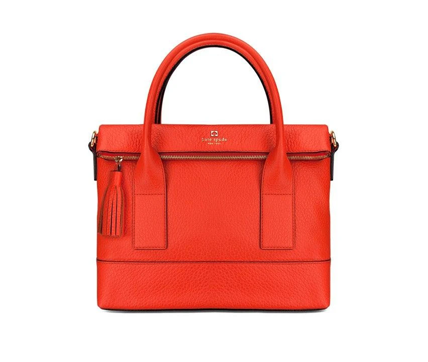 商品Kate Spade|Kate Spade Southport Avenue Carmen Orange Tote Bag,价格¥1539,第1张图片