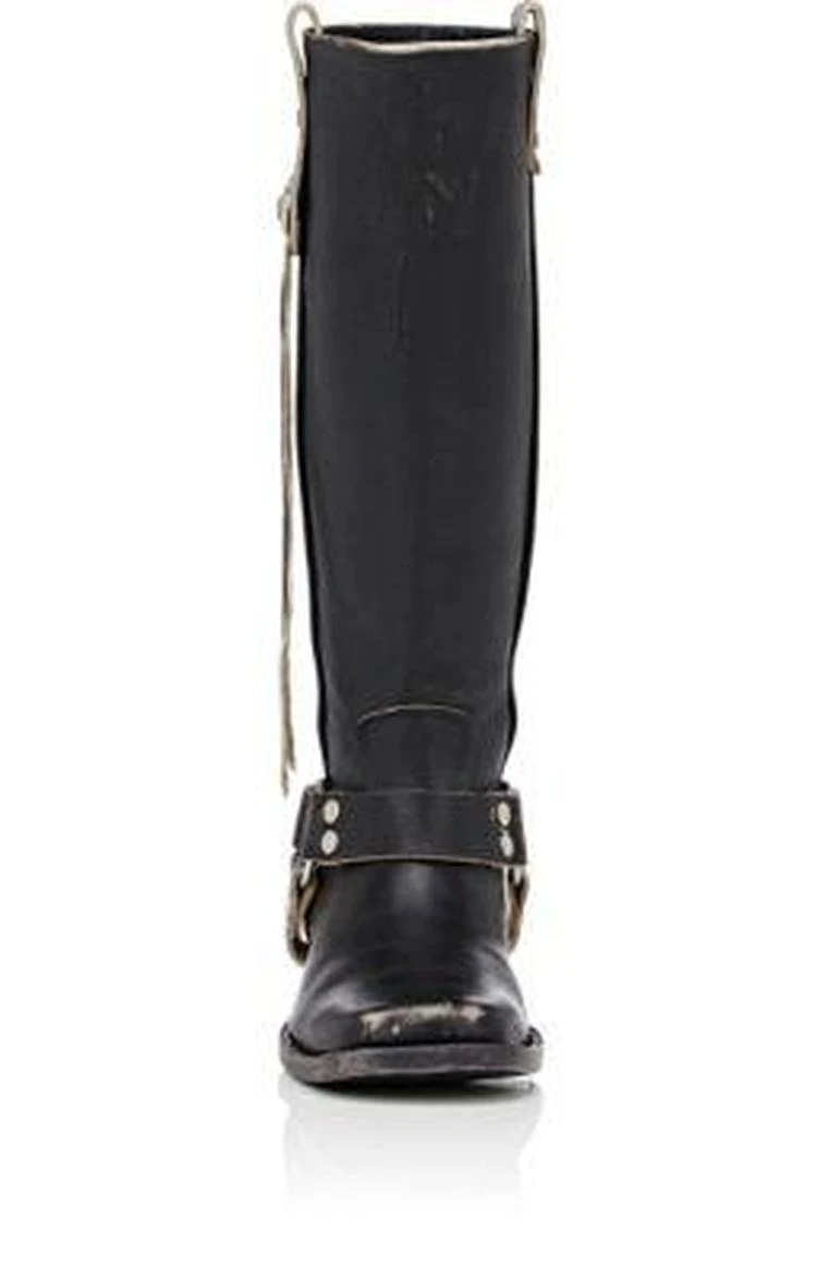 商品Balenciaga|Leather Western Knee Boots,价格¥4902,第4张图片详细描述