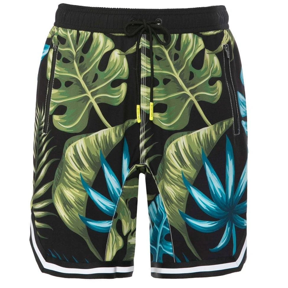 商品Mc2 Saint Barth|Tropical Print Swim Shorts Surf Style,价格¥1382,第1张图片
