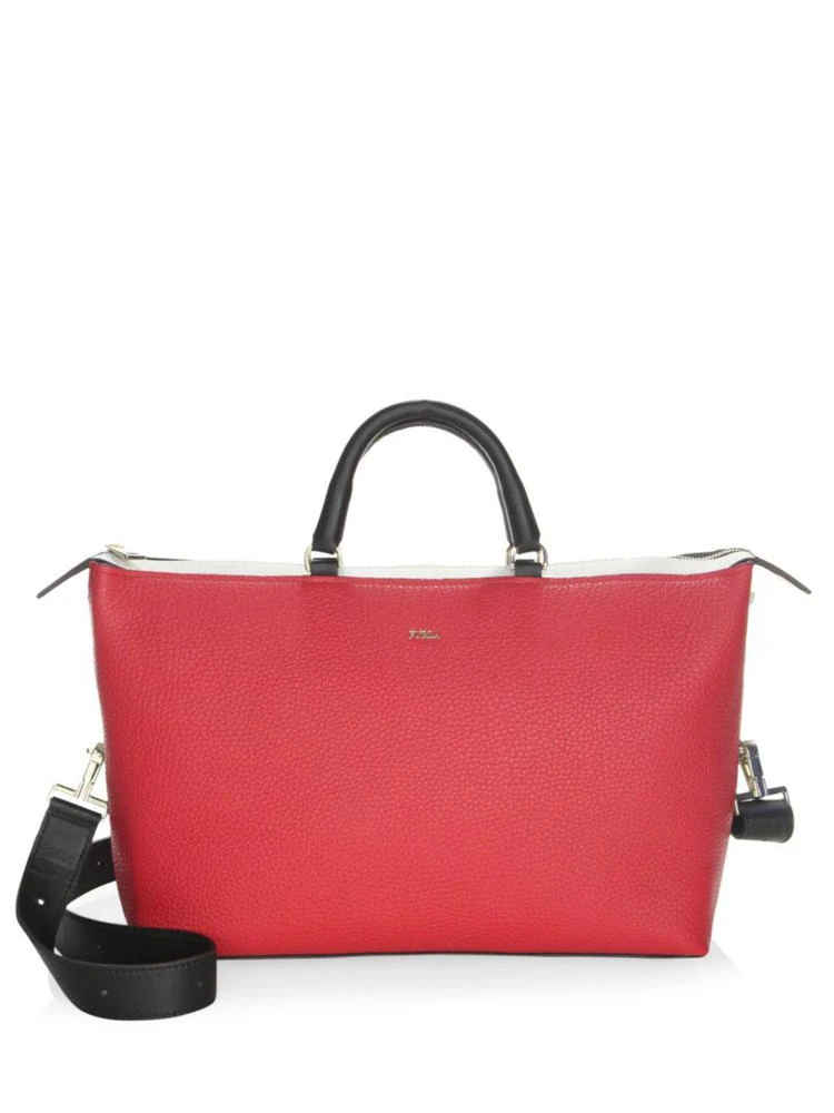商品Furla|Textured Leather Satchel,价格¥3696,第1张图片