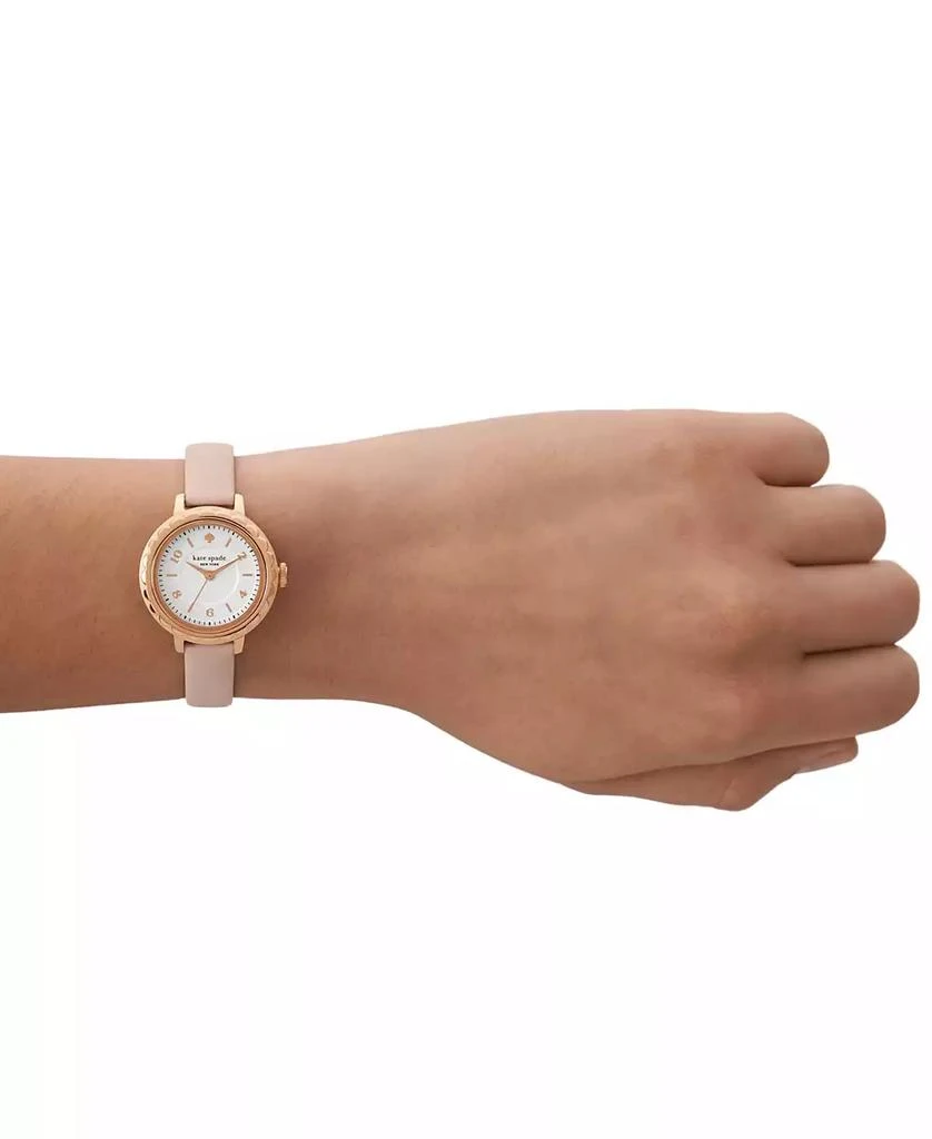 商品Kate Spade|Women's Morningside Three Hand Pink Pro-Planet Leather Watch 28mm Gift Set,价格¥1528,第3张图片详细描述