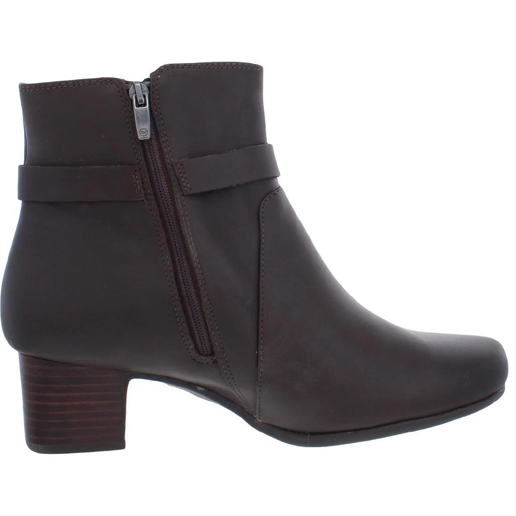 商品Clarks|Clarks Womens Un Damson Mid Leather Ankle Ankle Boots,价格¥350,第2张图片详细描述