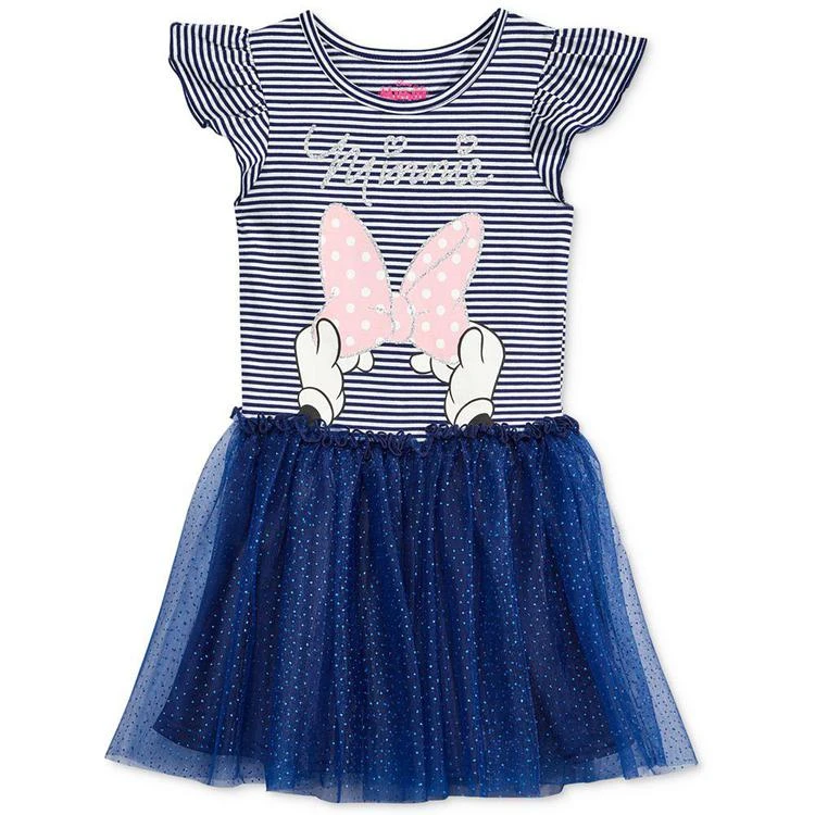 商品Disney|'s® Minnie Mouse Graphic-Print Popover Dress, Toddler Girls,价格¥115,第1张图片