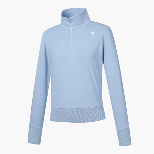 GOLF女性高领半拉链长袖T恤适合层搭 DP12WFTL24-LBLG 商品