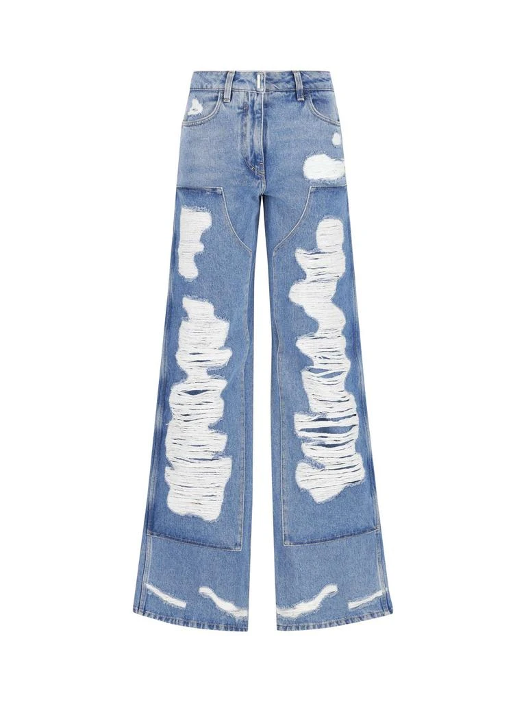 商品Givenchy|Givenchy High Waist Wide-Leg Jeans,价格¥4266,第1张图片
