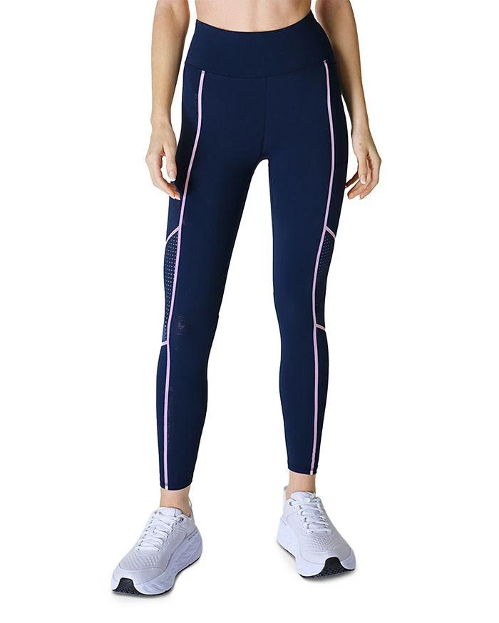 商品SWEATY BETTY|Zero Gravity Statement 7/8 Run Leggings,价格¥673,第1张图片详细描述