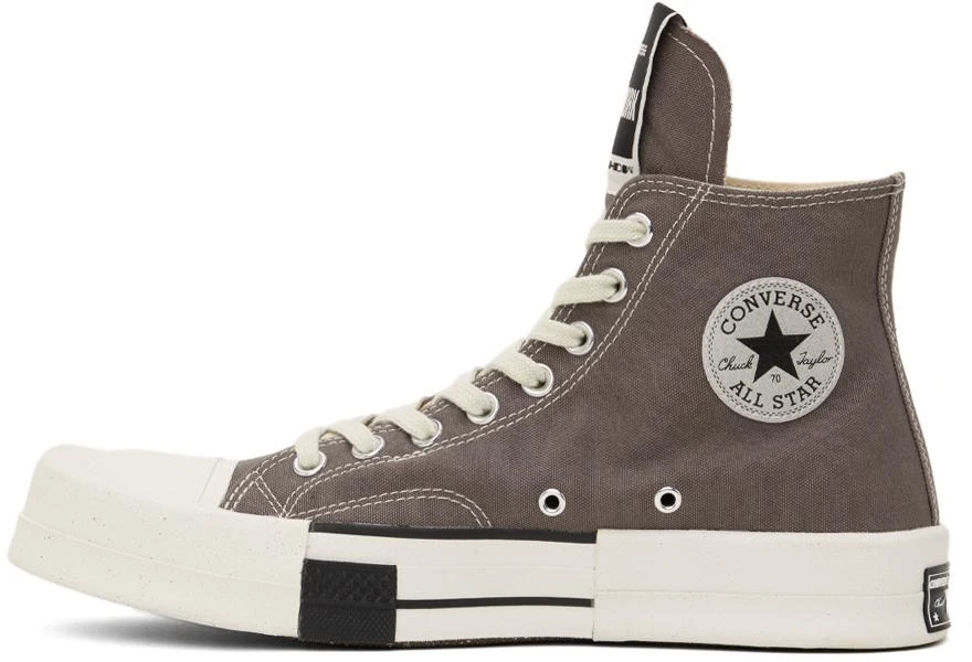 商品Rick Owens|Gray Converse Edition TURBODRK Chuck 70 Sneakers,价格¥724,第3张图片详细描述