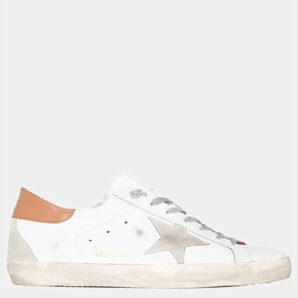 商品Golden Goose|Golden Goose White Super Star Low-Top Sneakers Size EU 43,价格¥2896,第1张图片