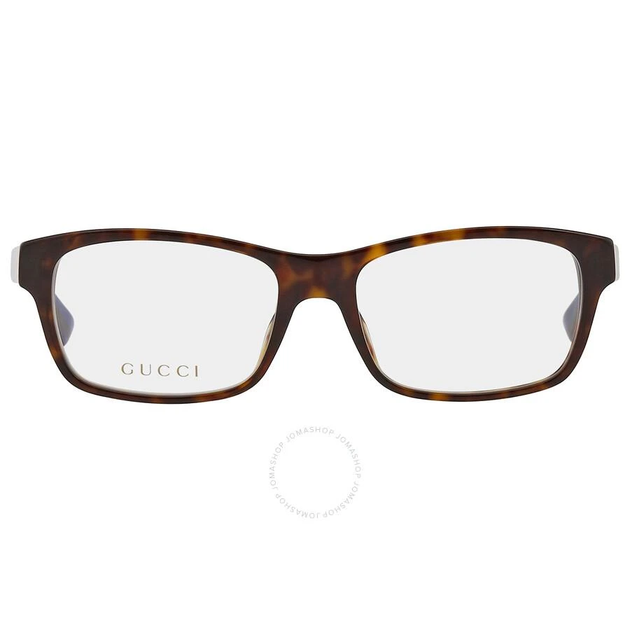 商品Gucci|Demo Rectangular Unisex Eyeglasses GG0006O 007 55,价格¥783,第1张图片