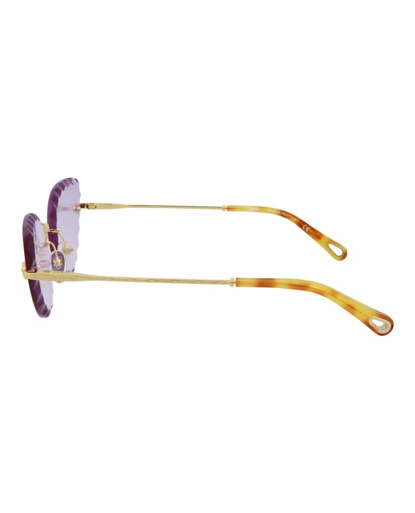 商品Chloé|Cat-Eye Frame Metal Sunglasses,价格¥807,第5张图片详细描述