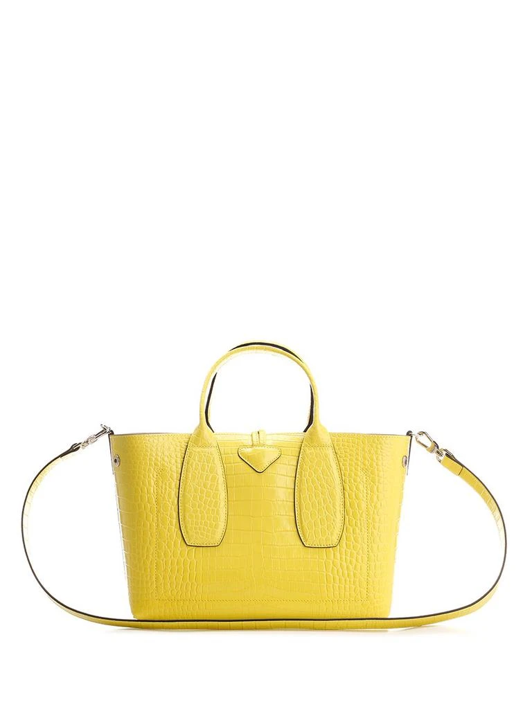 商品Longchamp|Longchamp Roseau Embossed Medium Top Handle Bag,价格¥3552,第2张图片详细描述