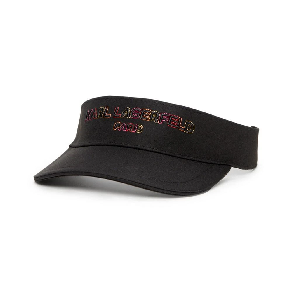 商品Karl Lagerfeld Paris|Women's Twill KLP Stitch Adjustable Visor,价格¥336,第1张图片