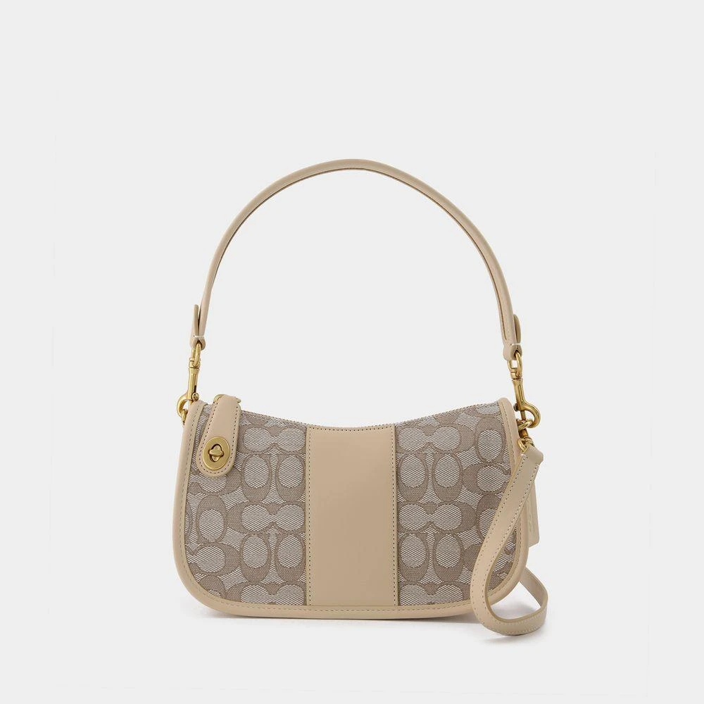 商品Coach|Swinger Crossbody - Coach - Ivory - Jacquard,价格¥4143,第1张图片