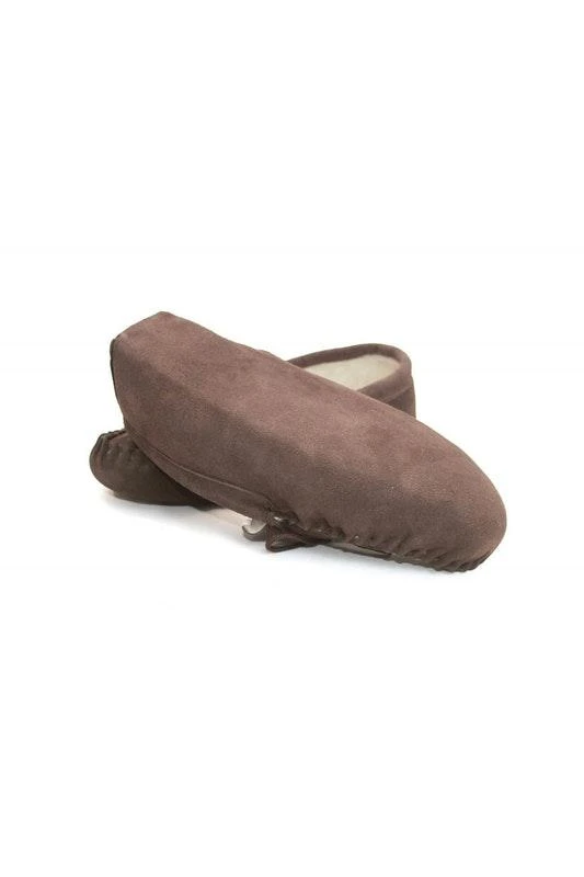 商品Eastern Counties Leather|Unisex Wool-blend Soft Sole Moccasins Camel,价格¥195,第2张图片详细描述