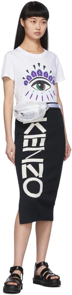 商品Kenzo|White Sport Logo Bum Bag,价格¥676,第4张图片详细描述