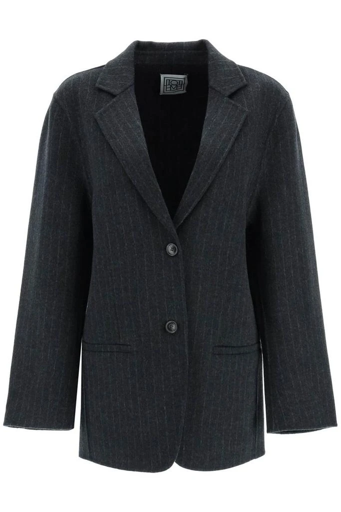 商品Totême|Toteme pinstripe double wool blazer,价格¥3986,第1张图片