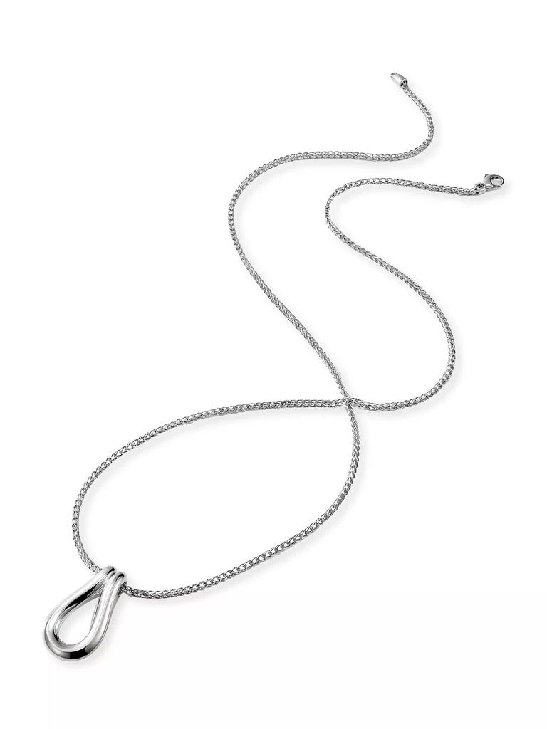 商品John Hardy|Surf Sterling Silver Etruscan Chain Pendant Necklace,价格¥3693,第3张图片详细描述