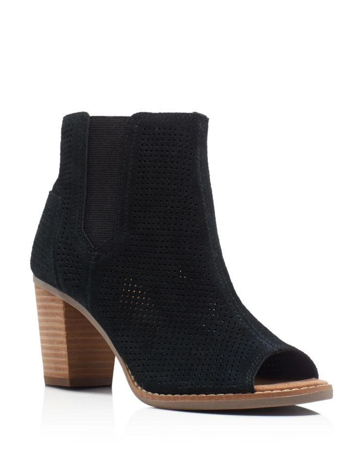 商品TOMS|Majorca Perforated Open Toe Booties,价格¥457,第1张图片