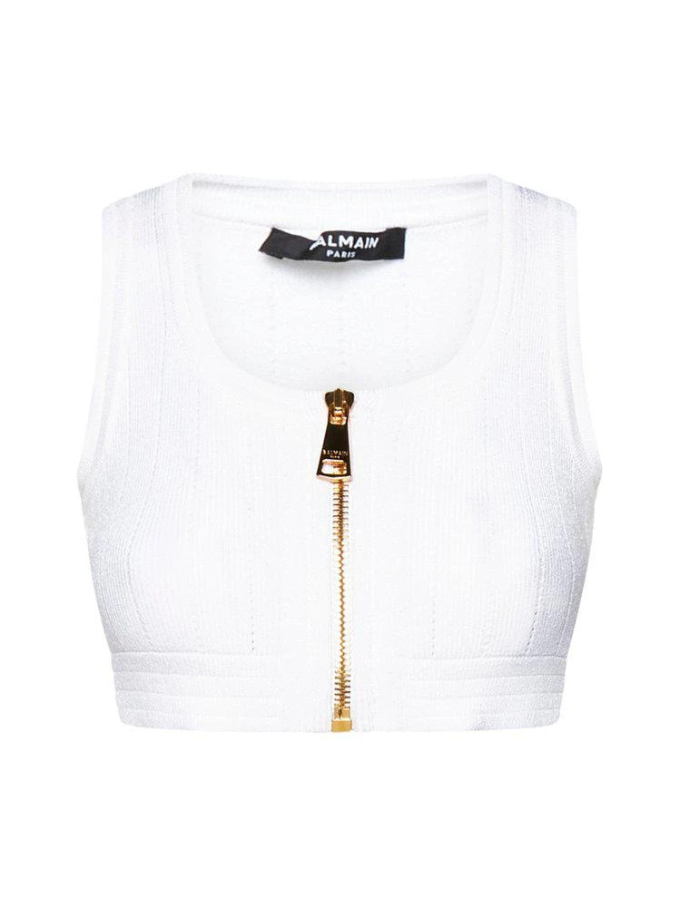 商品Balmain|Balmain Knit Bralette Crop Top,价格¥4448,第1张图片