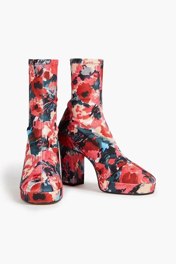 商品Kenzo|Floral-print stretch-jersey sock boots,价格¥1198,第2张图片详细描述