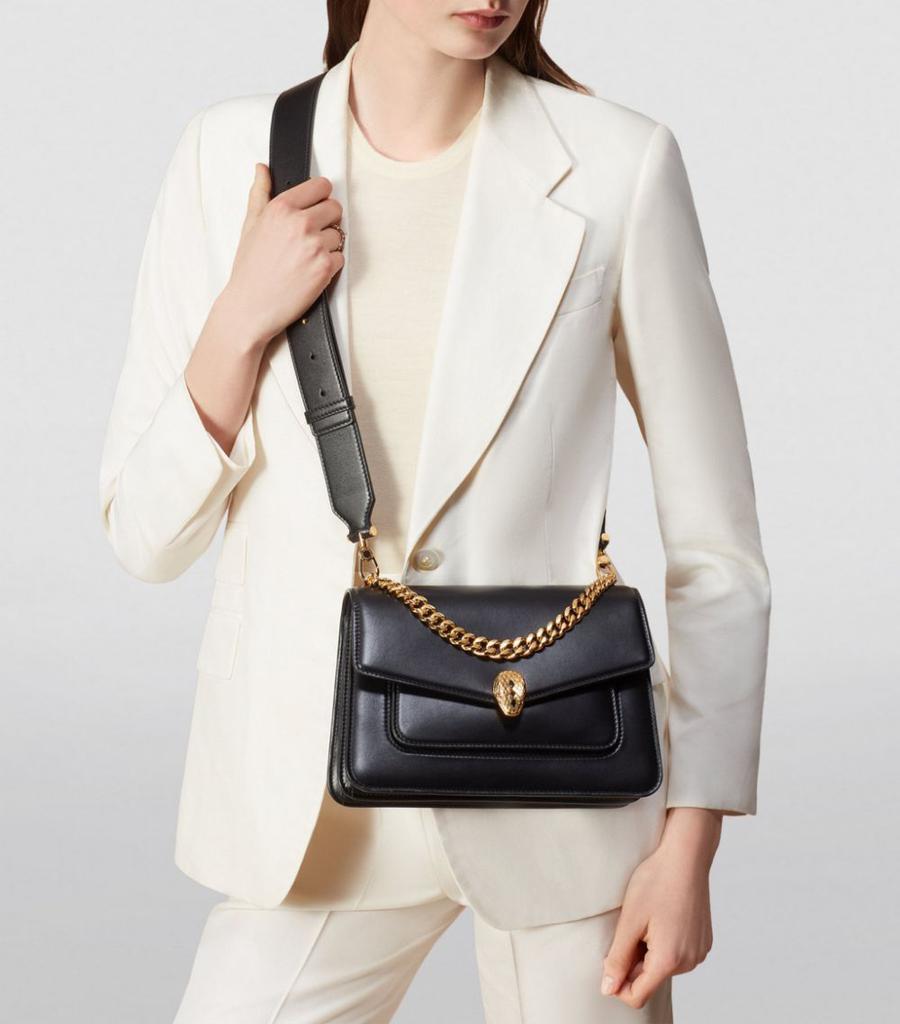 商品BVLGARI|Leather Serpenti Forever Cross-Body Bag,价格¥23564,第7张图片详细描述