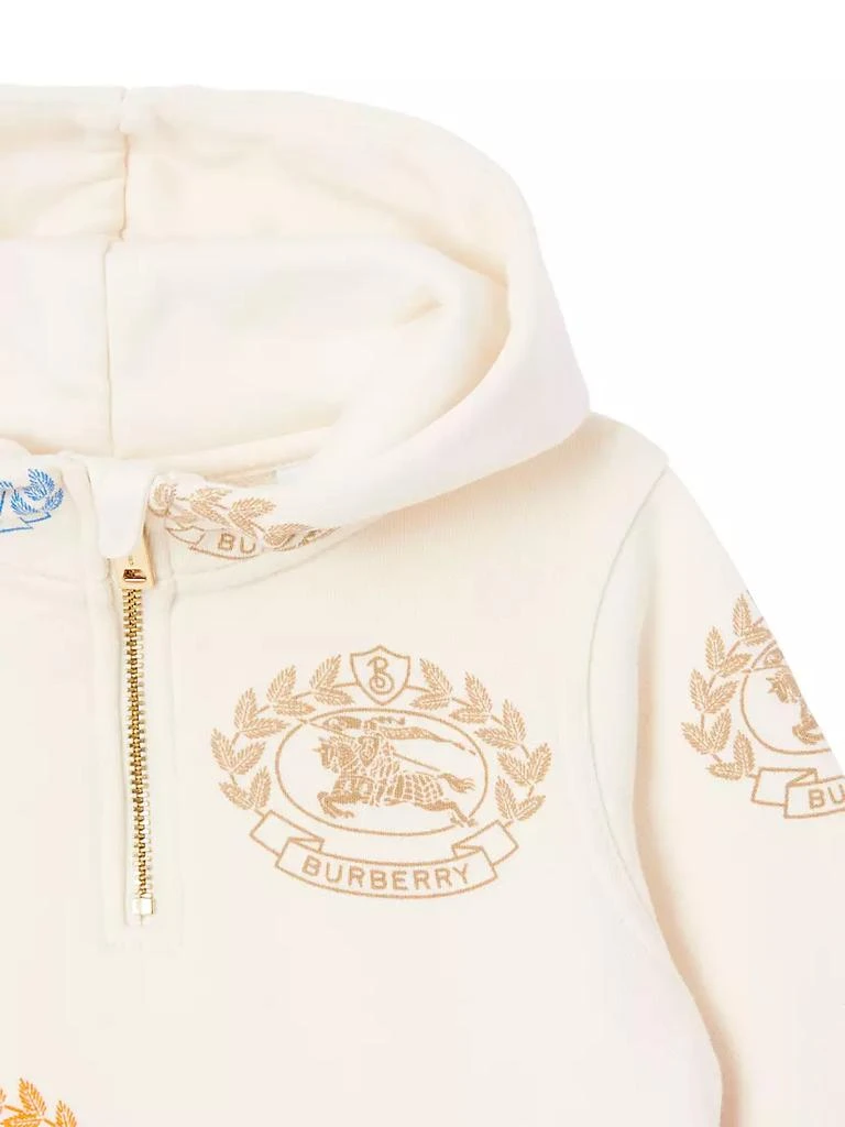 商品Burberry|Baby Girl's & Little Girl's Sidney Crest Cotton Hoodie,价格¥3096,第4张图片详细描述