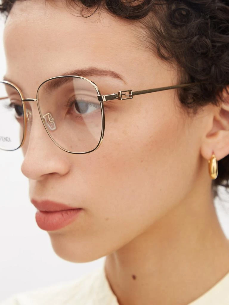 商品Fendi|Baguette metal glasses,价格¥3484,第3张图片详细描述