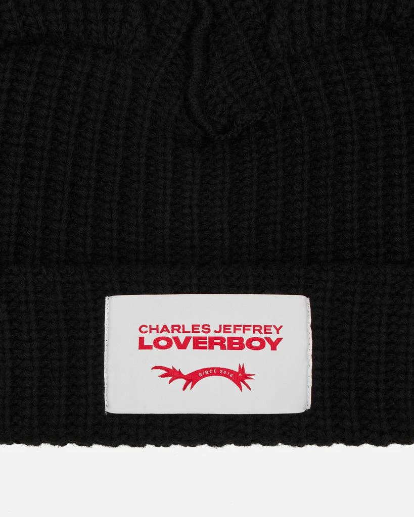商品Charles Jeffrey Loverboy|Supersized Chunky Ears Beanie Black,价格¥1544,第5张图片详细描述