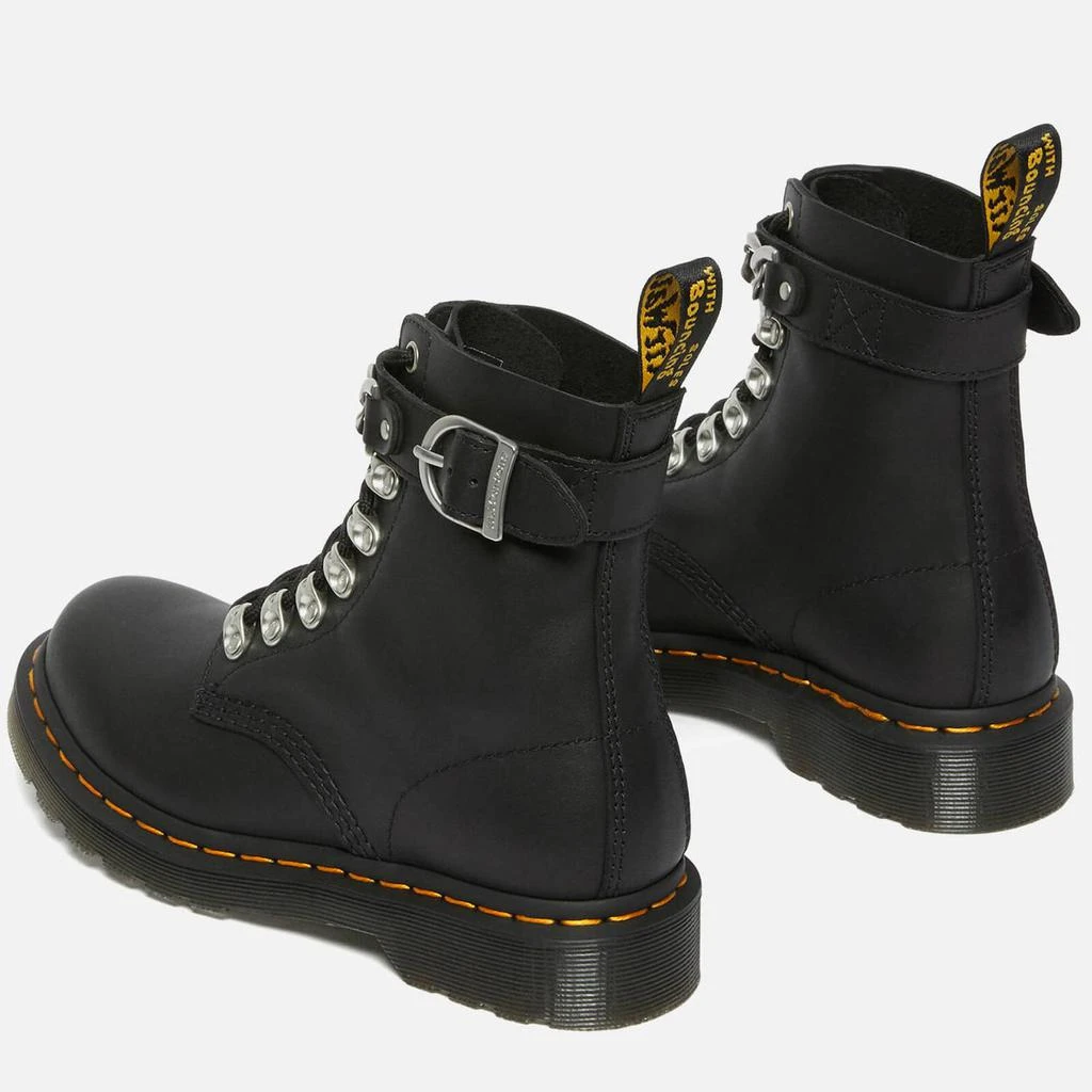 商品Dr. Martens|Dr. Martens Women's 1460 Pascal Chain Leather 8-Eye Boots - Black,价格¥768,第4张图片详细描述