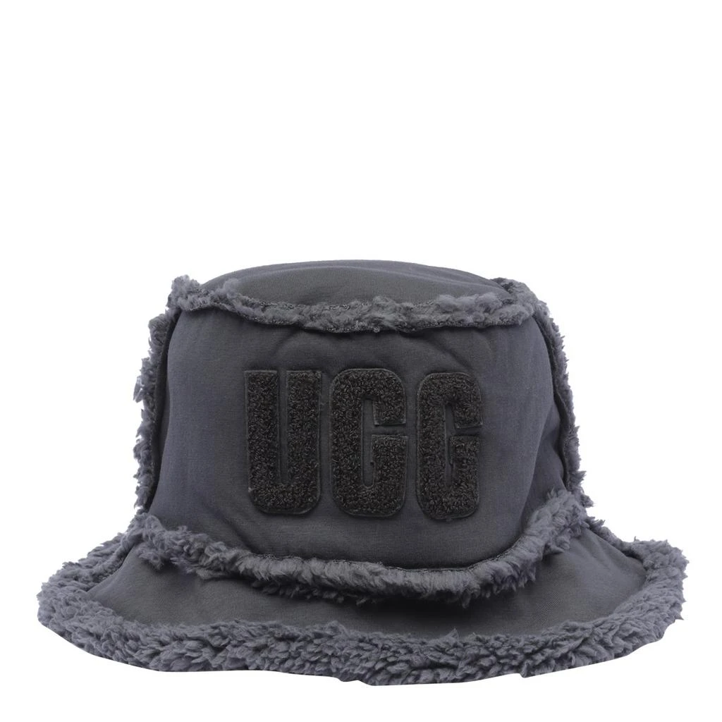 商品UGG|UGG Logo Patch Fleece Bucket Hat,价格¥302,第1张图片