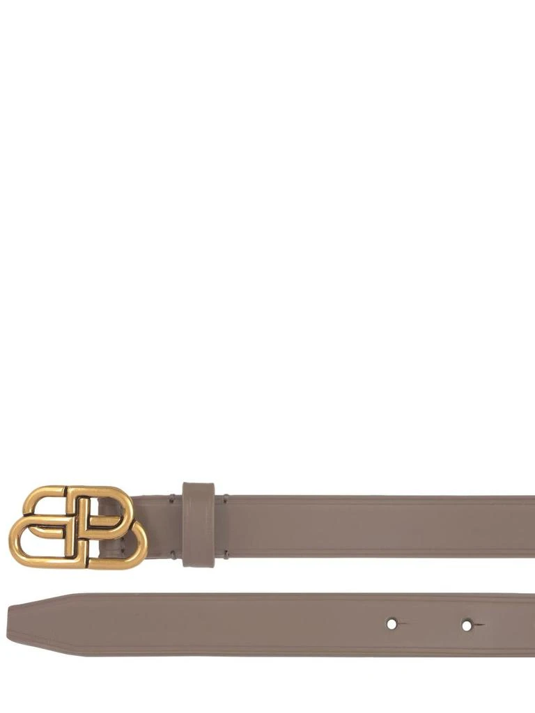 商品Balenciaga|2cm Bb Extra Thin Leather Belt,价格¥2695,第2张图片详细描述
