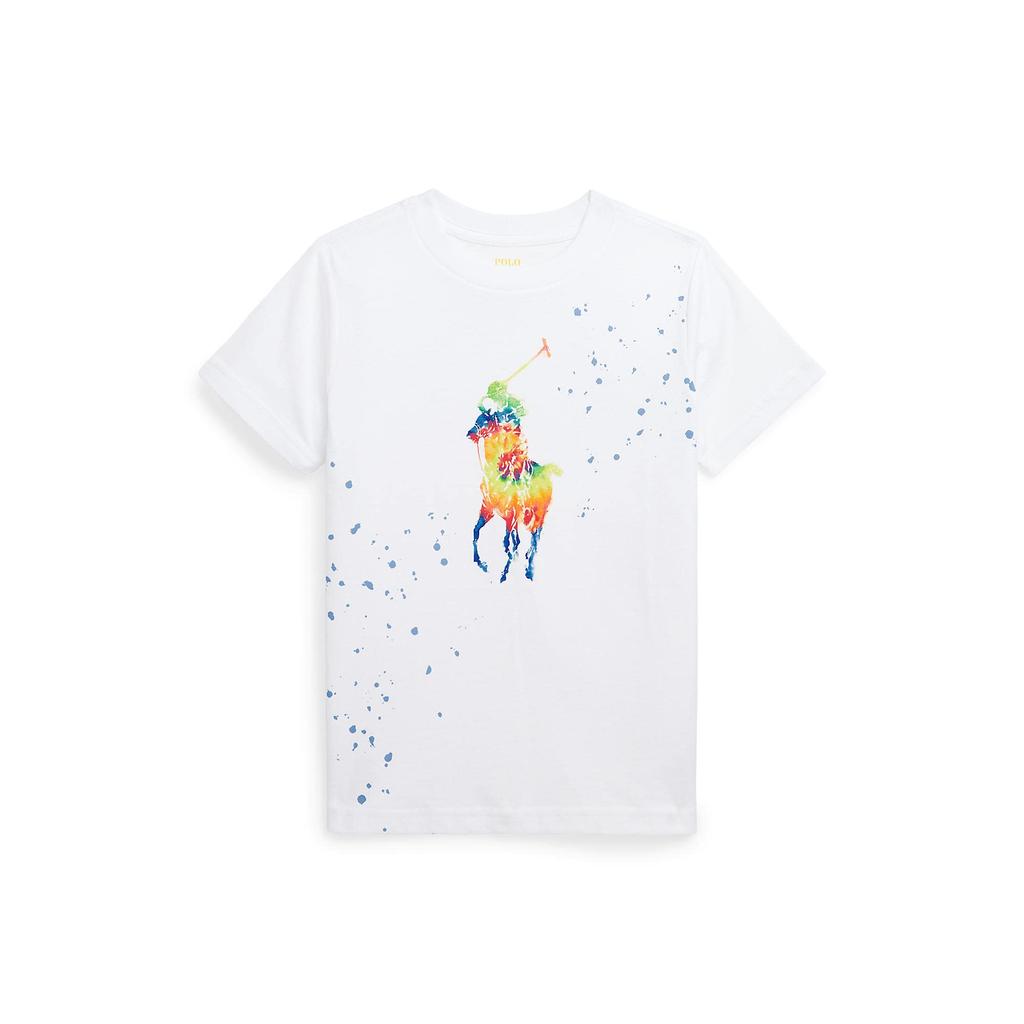 Tie-Dye Big Pony Cotton Jersey Tee (Little Kids)商品第1张图片规格展示