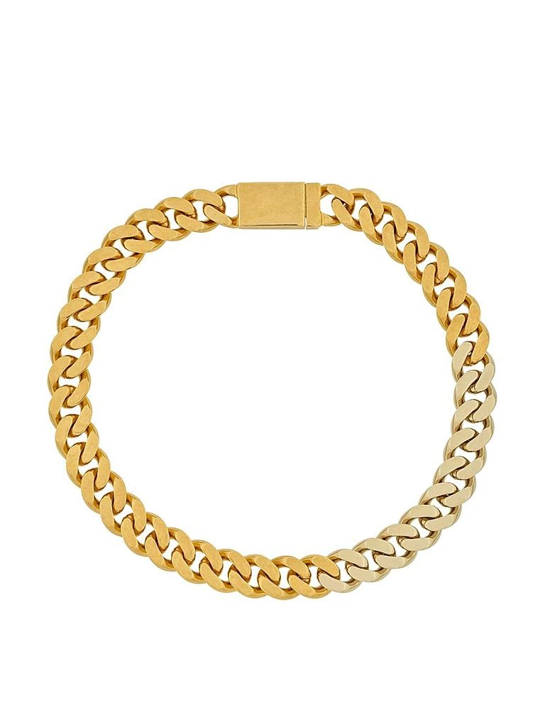 商品Yves Saint Laurent|Two-Tone Chain Necklace in Metal,价格¥6471,第2张图片详细描述