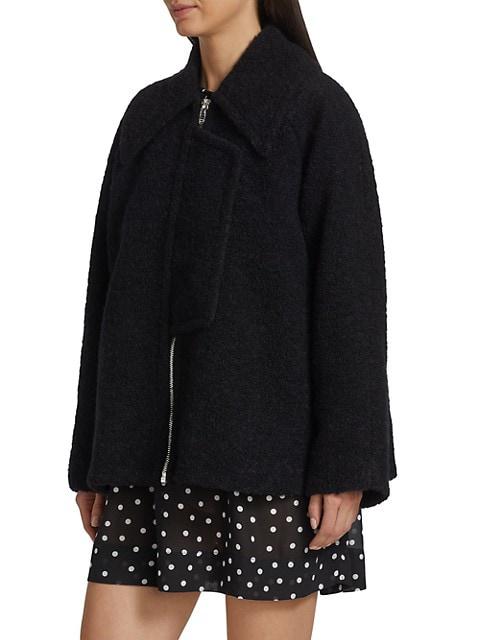 Boucle Wool Blend Jacket商品第4张图片规格展示