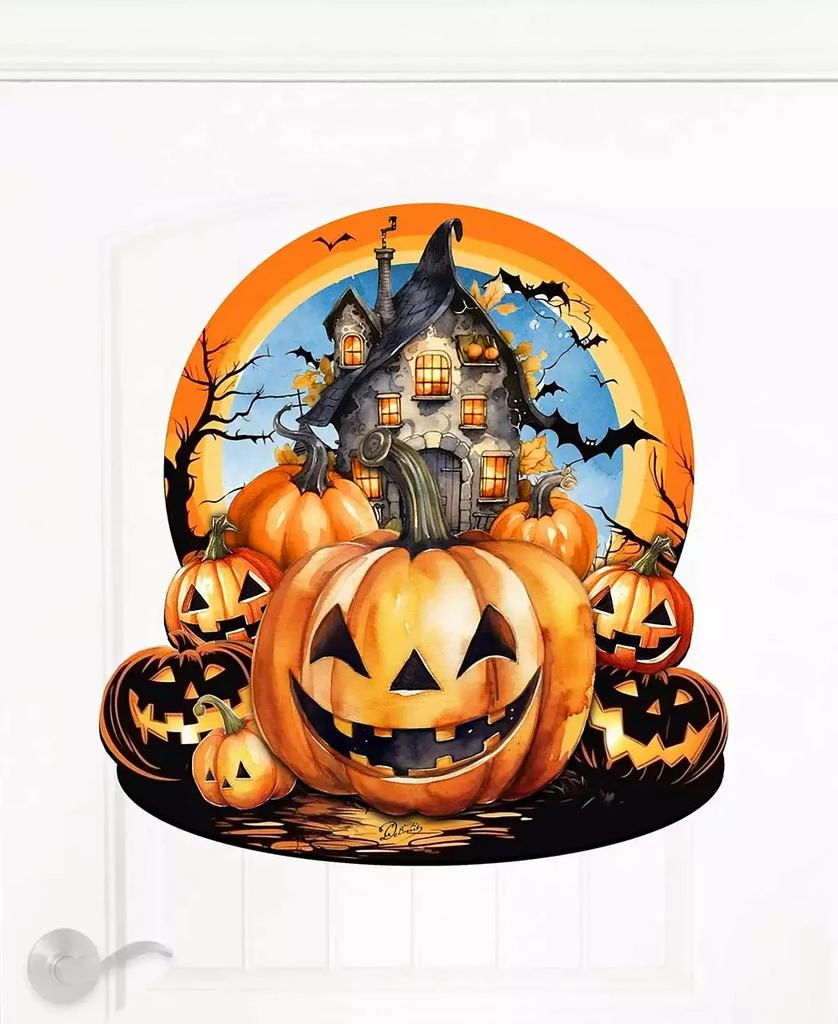 Holiday Door Decor Wooden Wall Decor Haunted House G. DeBrekht 商品