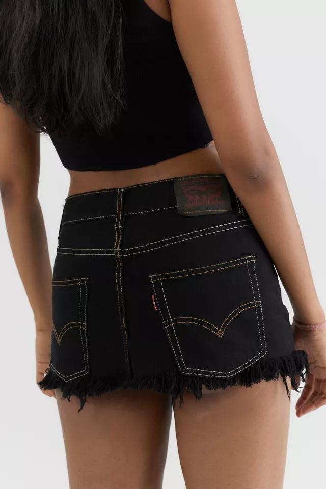 Urban Renewal Remade Levi's Low-Rise Denim Micro Mini Skirt商品第4张图片规格展示