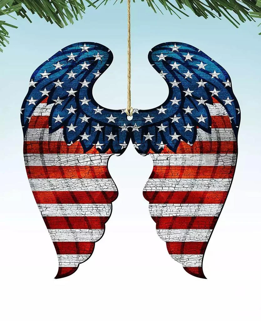 商品Designocracy|USA Wings Butterfly Ornaments, Set of 2,价格¥150,第1张图片