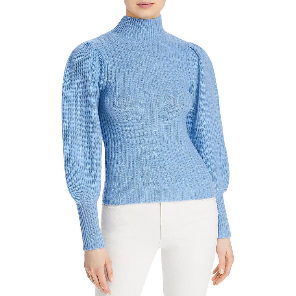 Aqua Cashmere Womens Knit Cashmere Turtleneck Sweater商品第1张图片规格展示